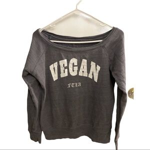 (SOLD on depop) FTLA Apparel vegan sweatshirt